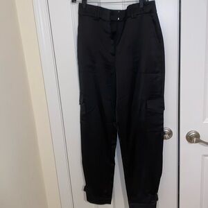 Satin trousers